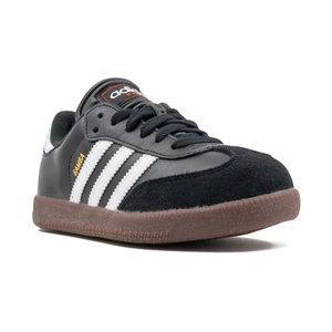 Adidas Samba Black/White sneakers. Size kids 5.5/7 womens.